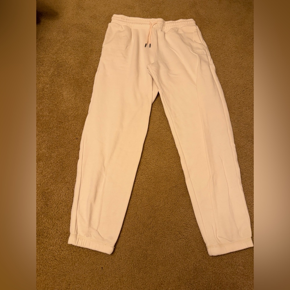 Women North Face Cream Jogger Pants